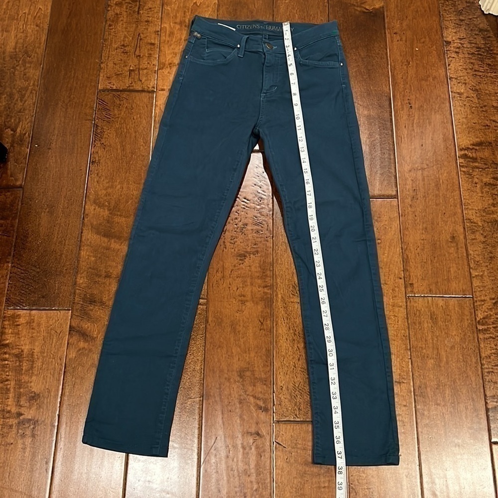 Citizens of Humanity Teal Blue Skinny Jeans 26 - Picture 11 of 12